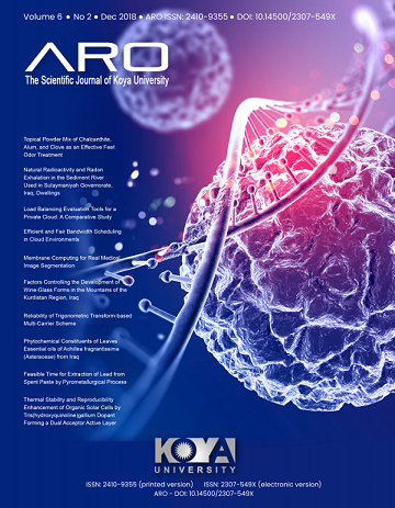 ARO-The Scientific Journal of Koya University